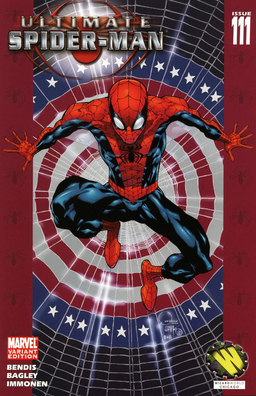 Ultimate Spider-Man #111 Wizard World Chicago 2007 Joe Quesada Variant (VF)