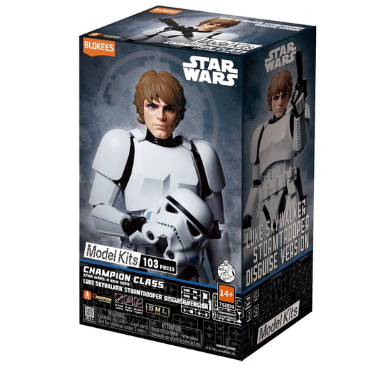 Blokees Star Wars A New Hope Stormtrooper Luke Skywalker Model Kit