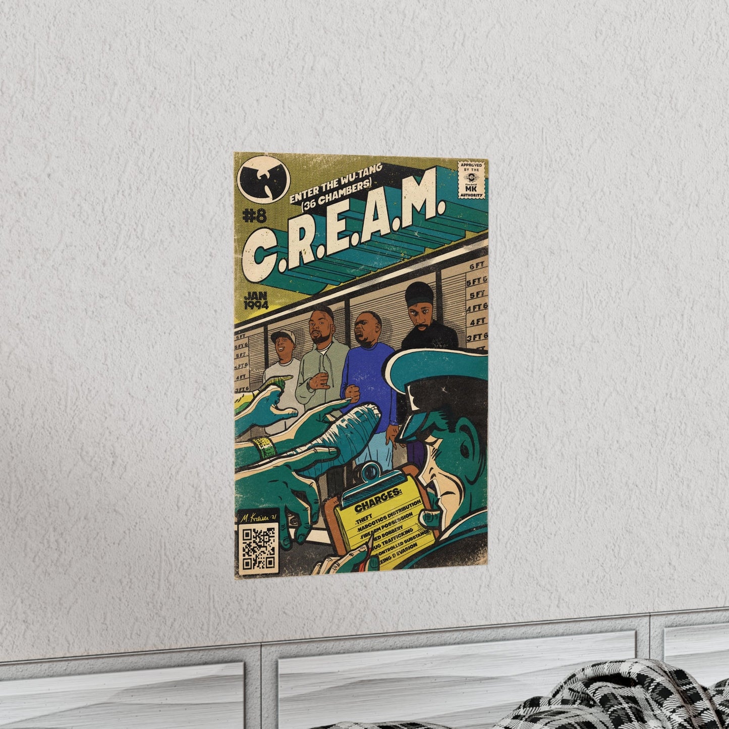 C.R.E.A.M - Vertical Matte Poster