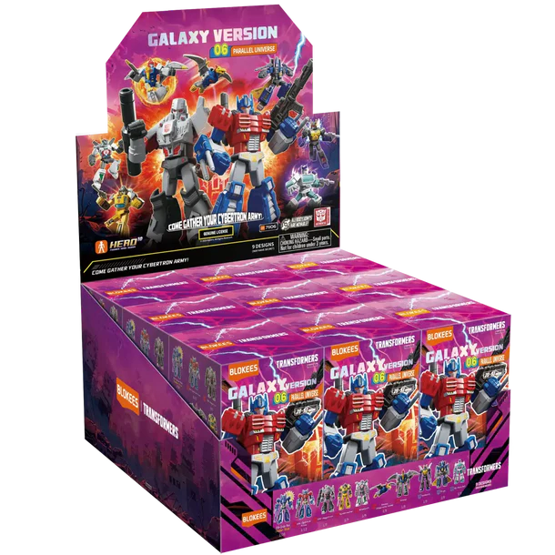 Blokees Transformers Galaxy Version 06 Parallel Universe *FULL DISPLAY BOX*