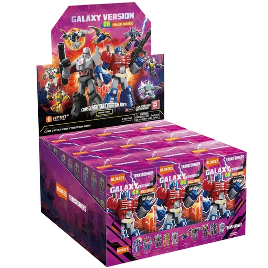 Blokees Transformers Galaxy Version 06 Parallel Universe *FULL DISPLAY BOX*