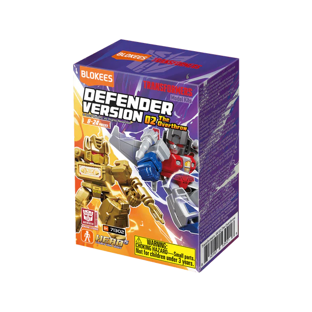 Blokees Figures Transformers Defender Version 02 The Overthrow Mystery Box