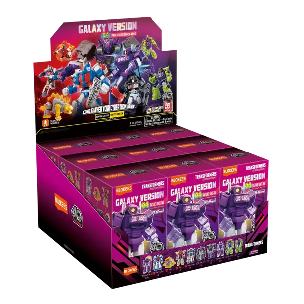Blokees Transformers Galaxy Version 04 Fractured Space-Time *FULL DISPLAY BOX*