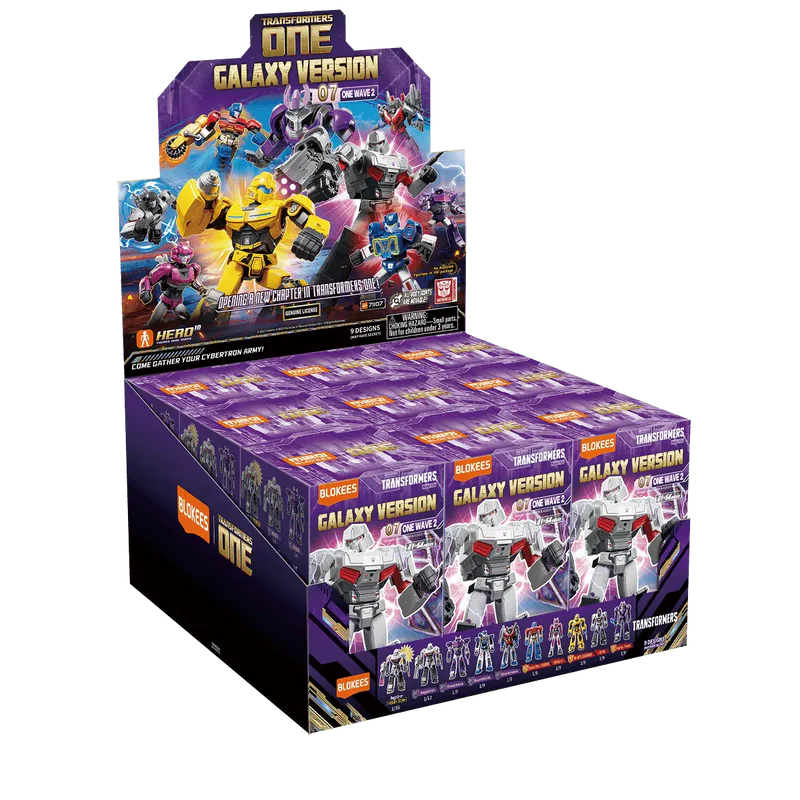 Blokees Transformers Galaxy Version 07 One Wave 2 *FULL DISPLAY BOX*