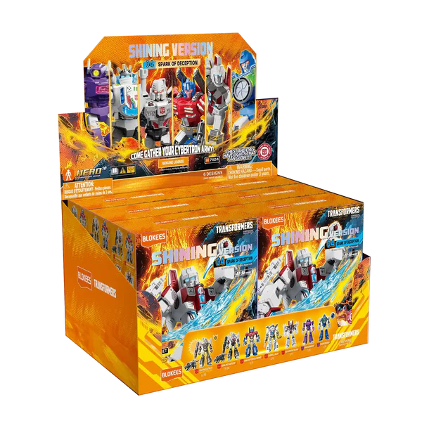 Blokees Transformers Shining Version 04 Spark of Deception *FULL DISPLAY BOX*