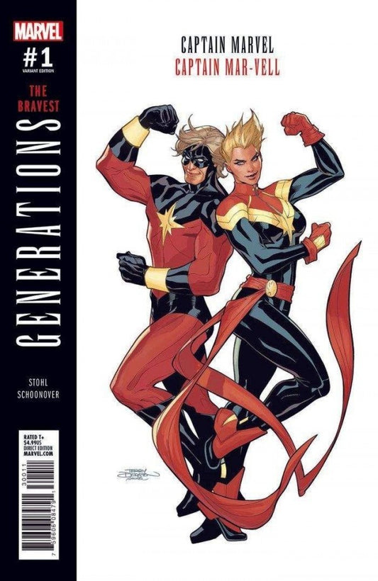 Generations: Captain Marvel & Captain Mar-Vell #1 Dodson Variant