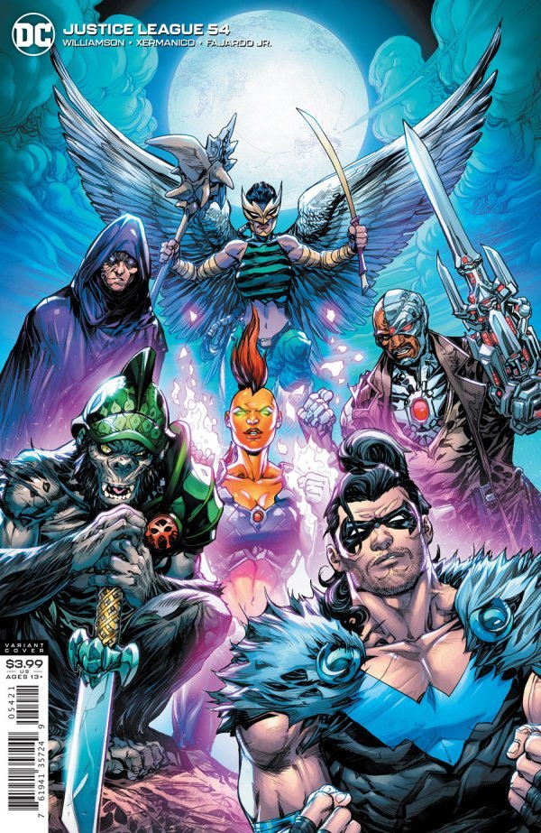 Justice League #54 Howard Porter Var Ed Dark Nights Death Me