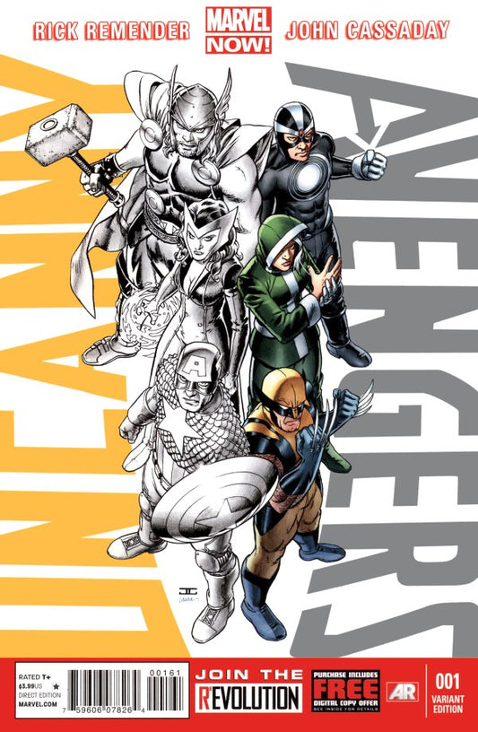 Uncanny Avengers #1 John Cassaday Uncanny Variant