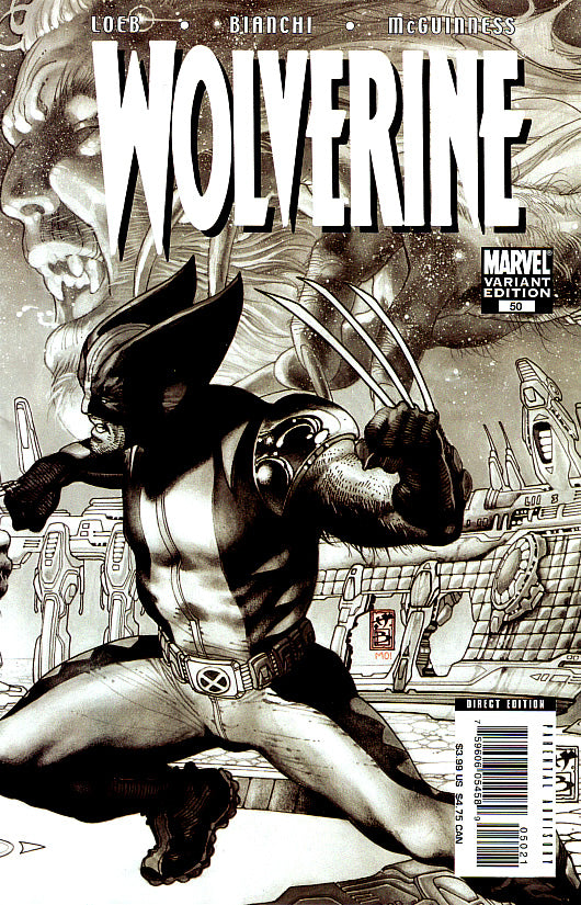 Wolverine #50 Volume 3 B&W Var