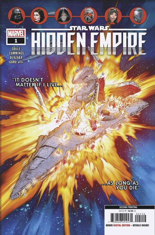 Star Wars Hidden Empire #1 2nd Print Cummings Variant