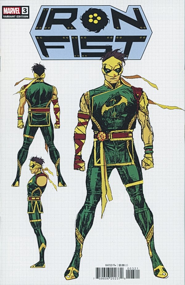 Iron Fist #3 (Of 5) Cheung Design Var