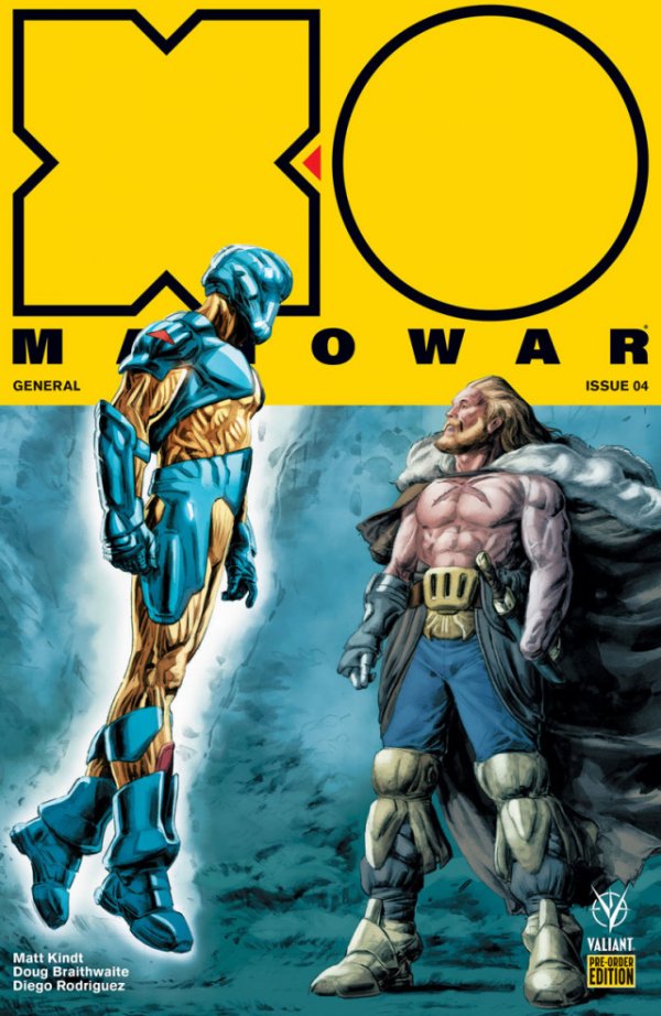 X-O Manowar #4 Cover E Pre-order Edition Escarfullery