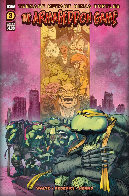 Teenage Mutant Ninja Turtles: The Armageddon Game #3 Cover B Height