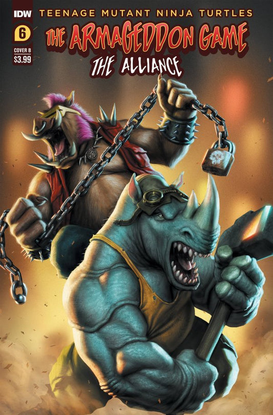 Teenage Mutant Ninja Turtles: The Armageddon Game - The Alliance #6 Cover B Soares