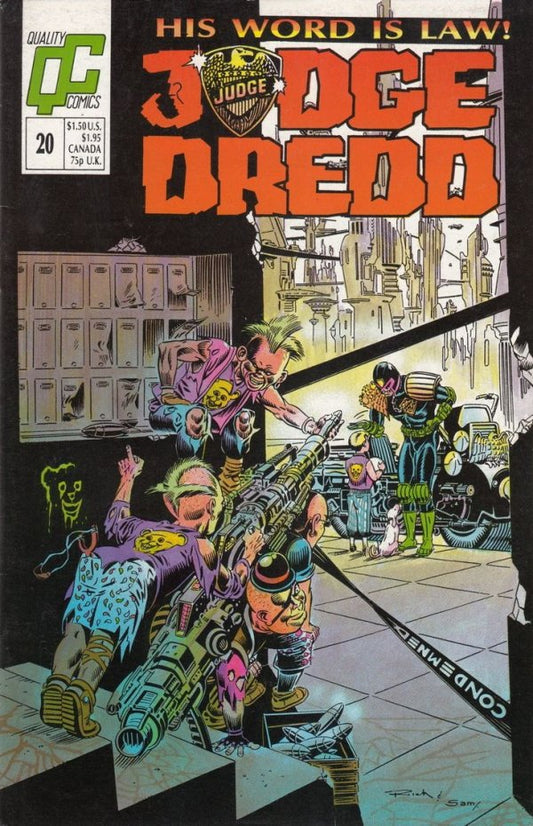 Judge Dredd #20 (1988) (High Grade)