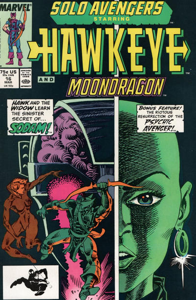 Solo Avengers #16 (1989) (High Grade)