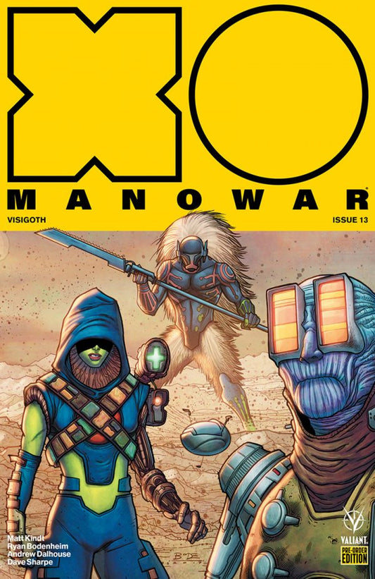 X-O Manowar #13 Cover E Pre-order Edition Bodenheim