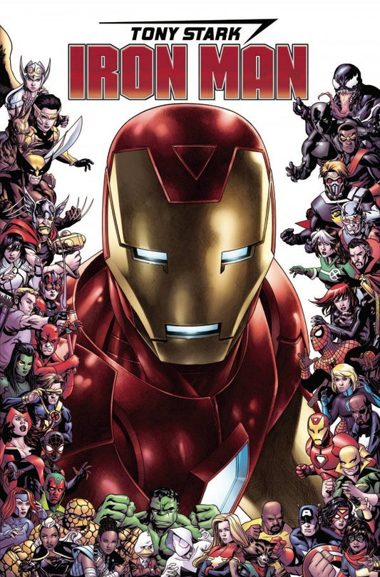 Tony Stark: Iron Man #15 Jim Cheung Marvel 80th Frame Variant