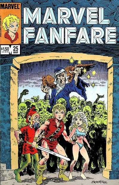 Marvel Fanfare #25 (1986) (Mid Grade)