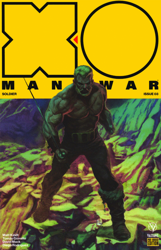 X-O Manowar #3 Cover E Pre-order Edition Giorello