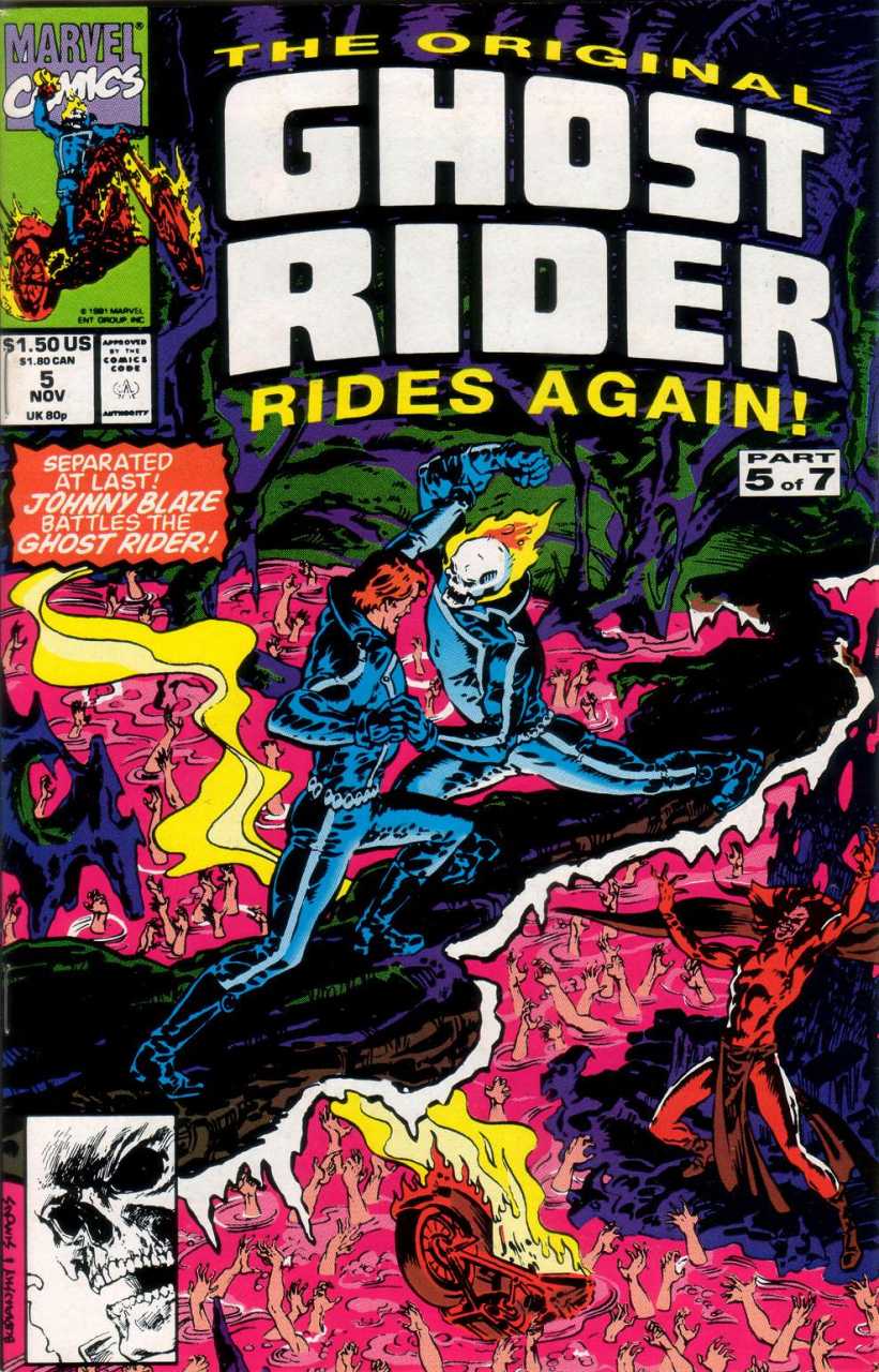The Original Ghost Rider Rides Again #5 (1991) (Mid Grade)