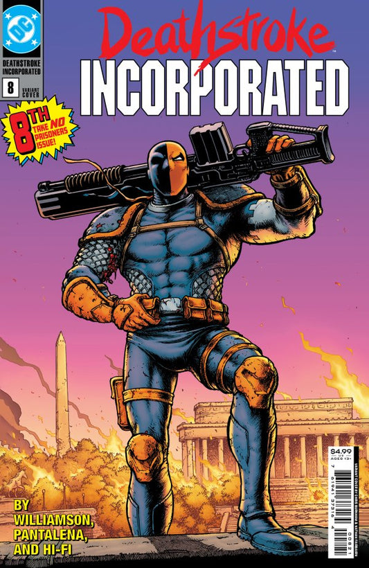 Deathstroke Inc. #8 Cover B Chris Burnham Card Stock Variant