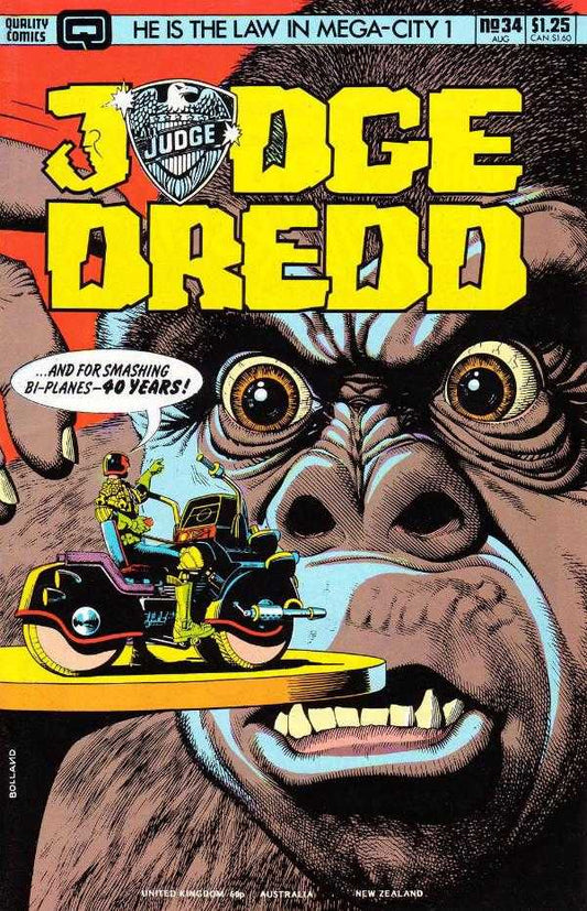 Judge Dredd #34 (1986) (Mid Grade)