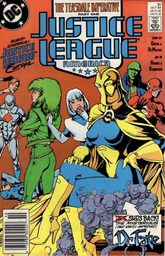 Justice League America #31 (1989) (Mid Grade)