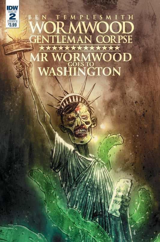 Wormwood, Gentleman Corpse: Mr. Wormwood Goes to Washington #2 Cover B Templesmith