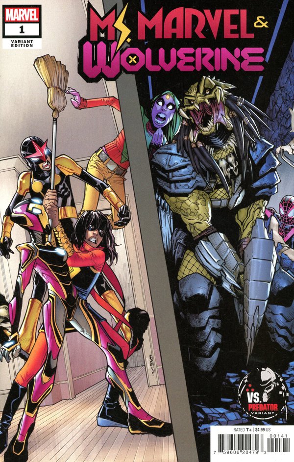 Ms Marvel Wolverine #1 Ramos Predator Var