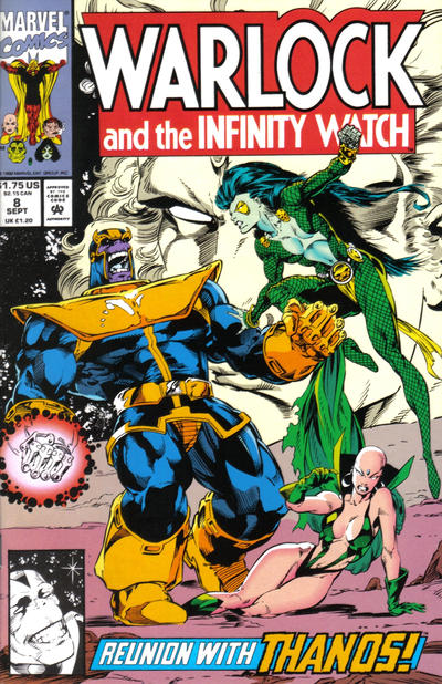 Warlock and the Infinity Watch #8 (Mid Grade) (1992)