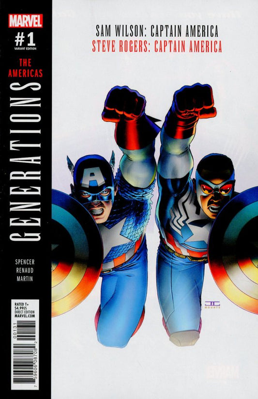Generations: Sam Wilson Captain America & Steve Rogers Captain America #1 Cassaday Variant