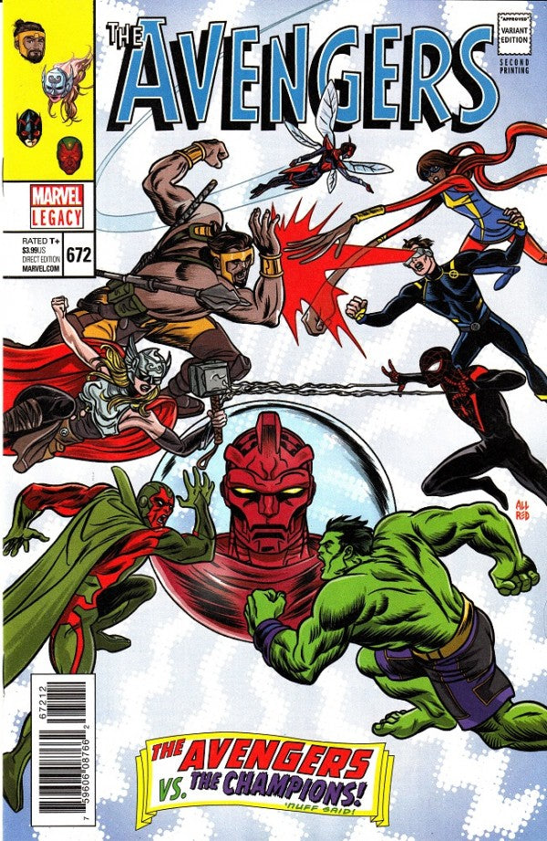 Avengers #672 2nd Printing Michael Allred