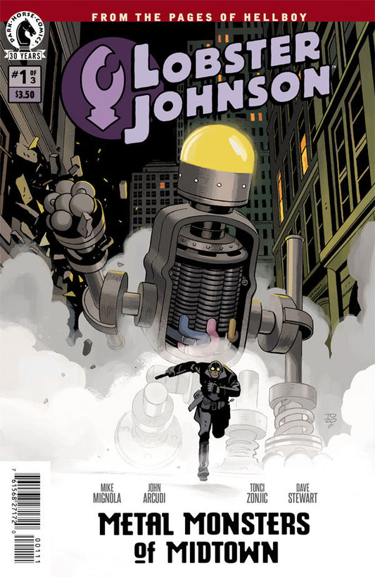 Lobster Johnson Metal Monsters Of Midtown #1 (Of 3)