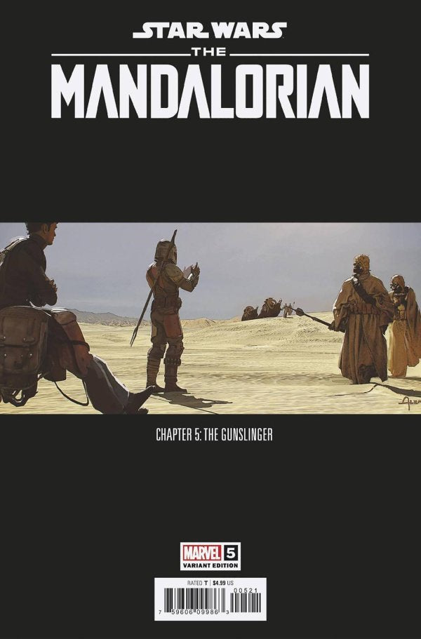 Star Wars Mandalorian #5 Concept Art Var