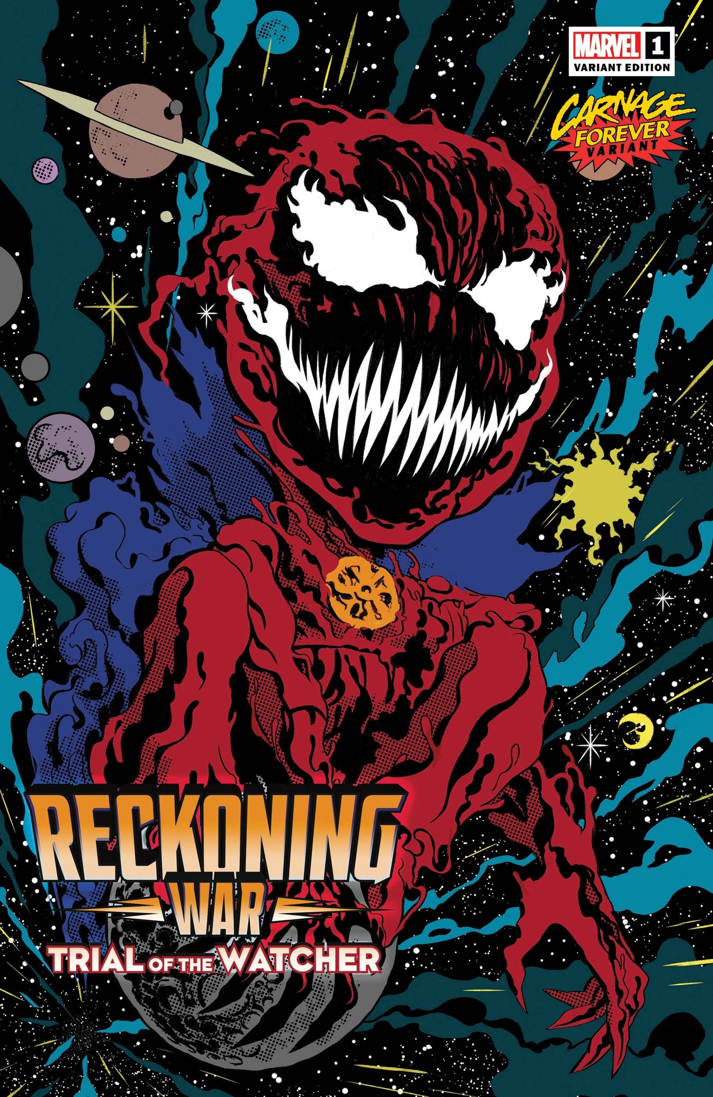 Reckoning War Trial Of Watcher #1 Carnage Forever Var