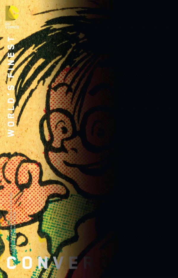 Convergence Worlds Finest Comics #1 Chip Kidd Variant Edition