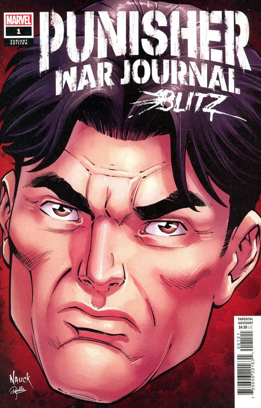 Punisher War Journal Blitz #1 Nauck Headshot Var