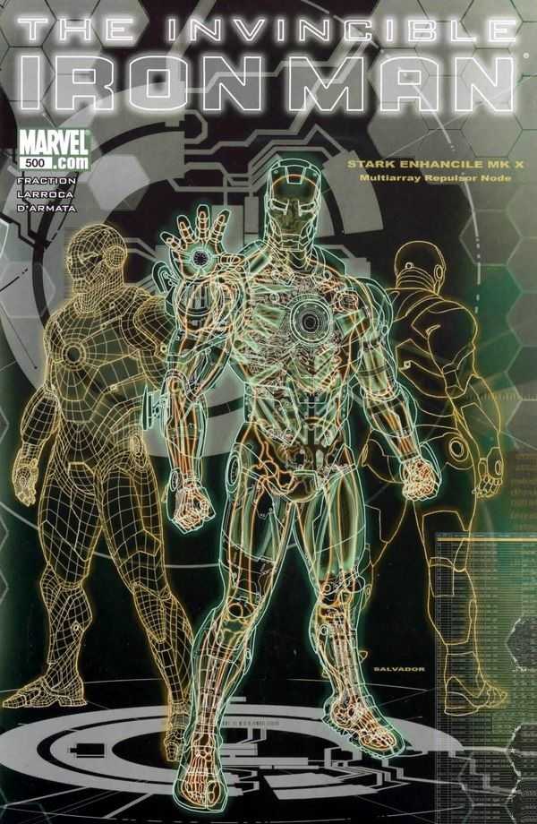 Invincible Iron Man #500 Larroca Variant