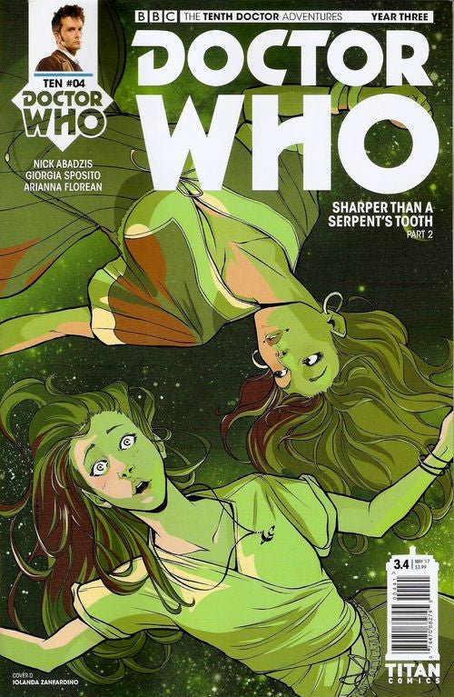 Doctor Who: The Tenth Doctor - Year Three #4 Cover D Iolanda Zanfardino Variant