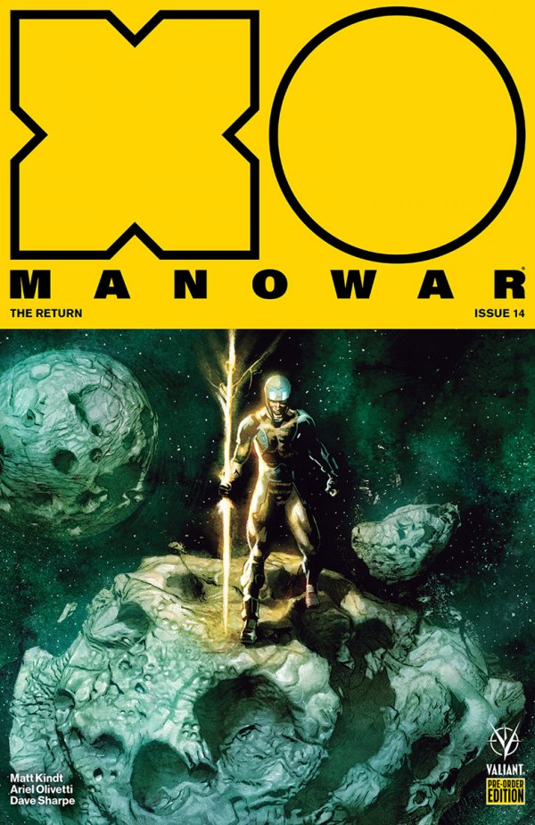 X-O Manowar #14 Cover E Pre-order Edition Guedes