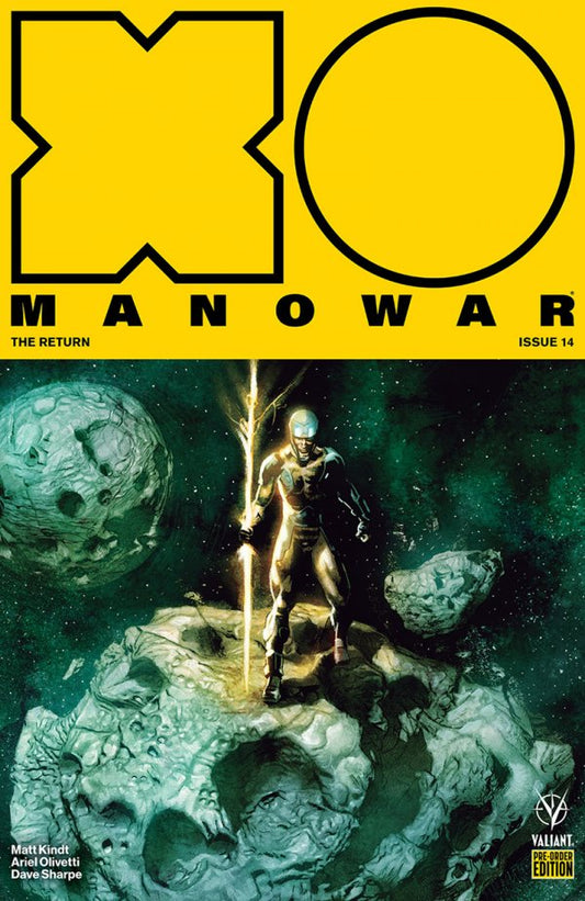 X-O Manowar #14 Cover E Pre-order Edition Guedes