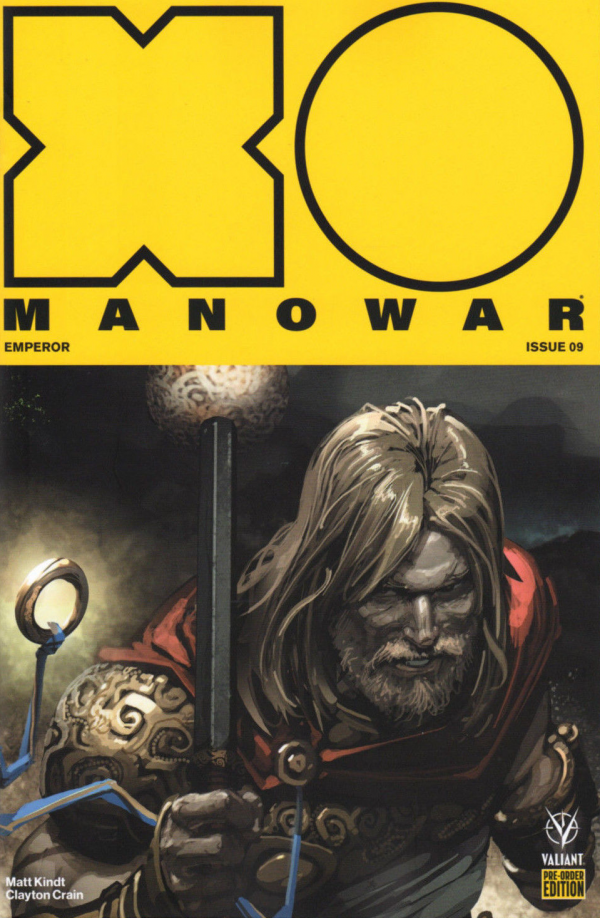 X-O Manowar #9 Cover E Pre-order Edition Crain
