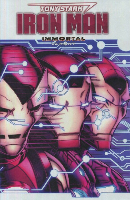 Tony Stark: Iron Man #16 Nick Bradshaw Immortal Wraparound Variant