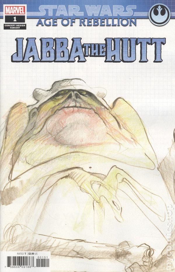 Star Wars Aor Jabba The Hutt #1 Concept Variant