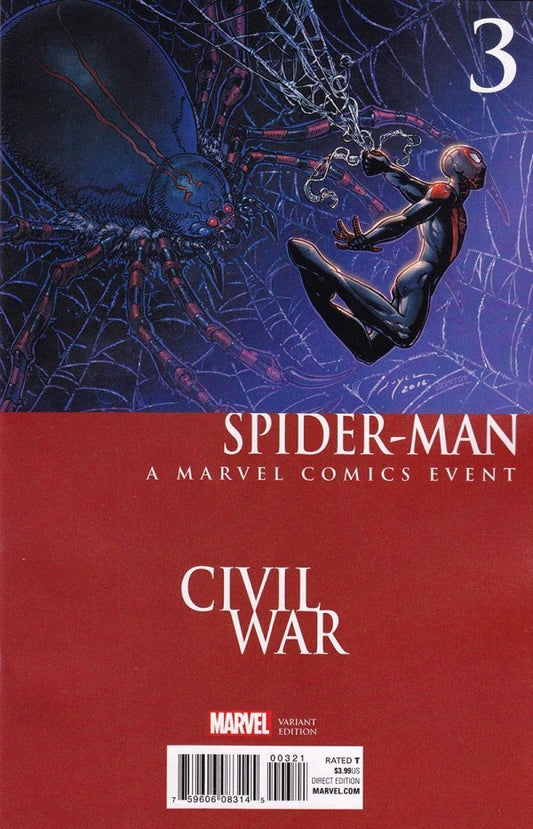 Spider-Man #3 Perkins Civil War Variant