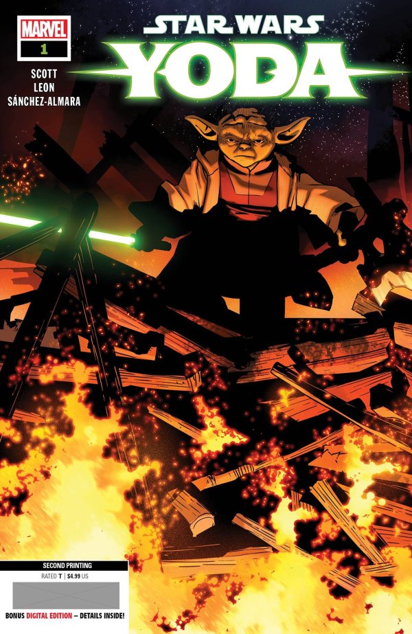 Star Wars Yoda #1 2nd Printing Leon Var