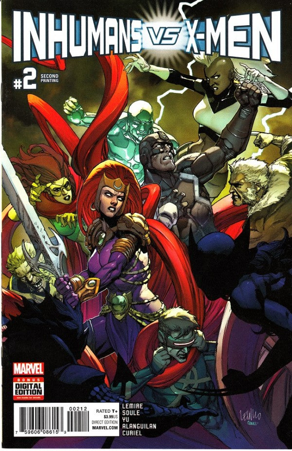 Inhumans vs X-Men #2 (Of 6) 2nd Printing Variant