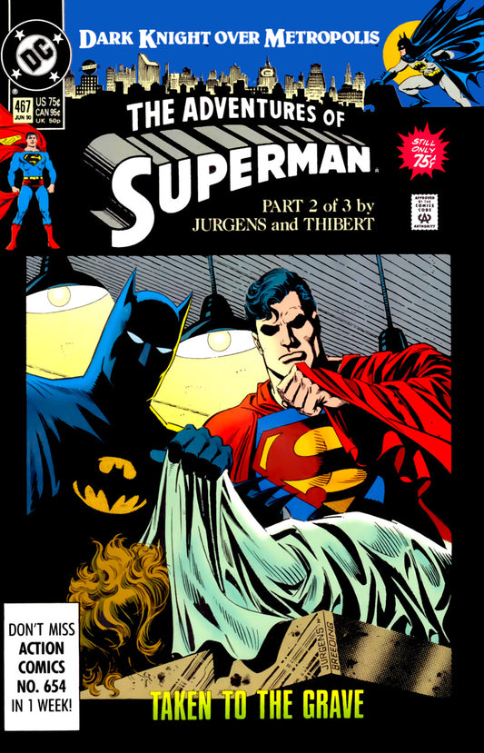 The Adventures of Superman #467 (1990) (Mid Grade)