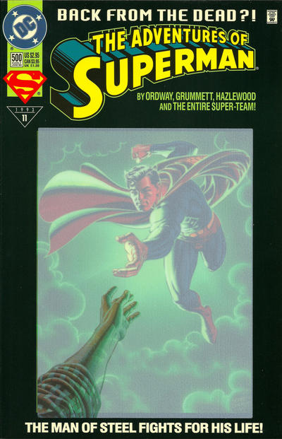 Adventures of Superman #500 Collector's Set Unpolybagged